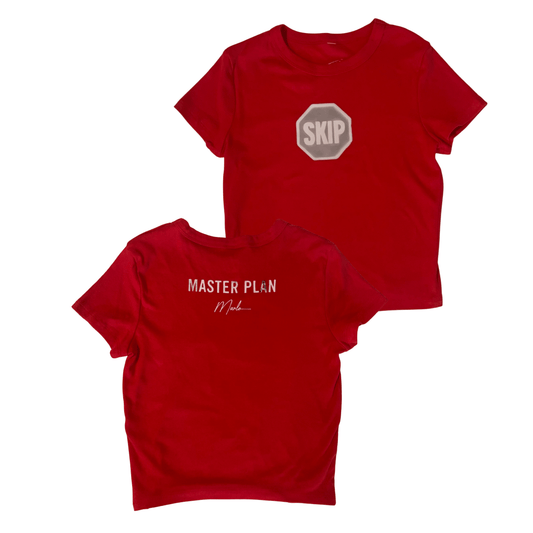 SKIP sign slim cut tee